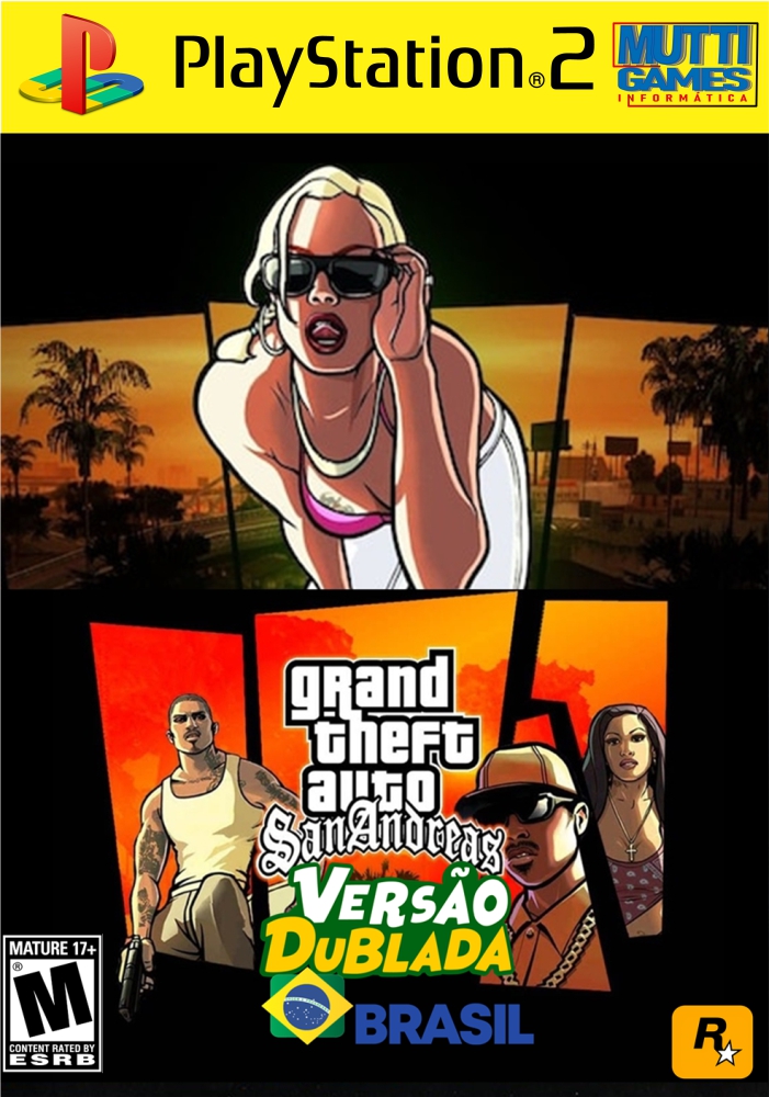 Grand Theft Auto San Andreas PS2 Dublado